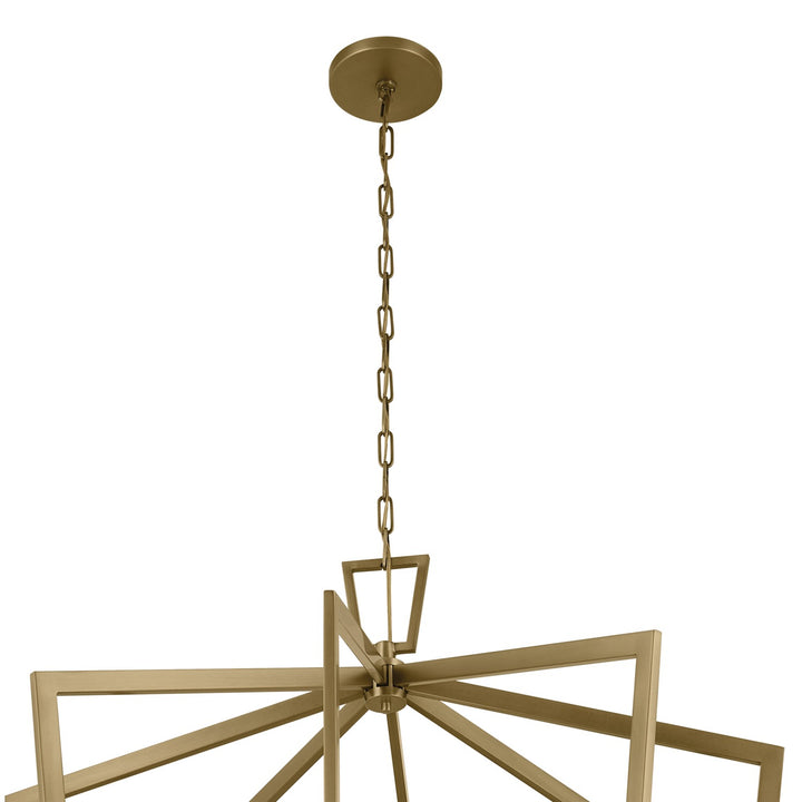 Kichler Canada - 43499NBR - 16 Light Foyer Pendant - Abbotswell - Natural Brass