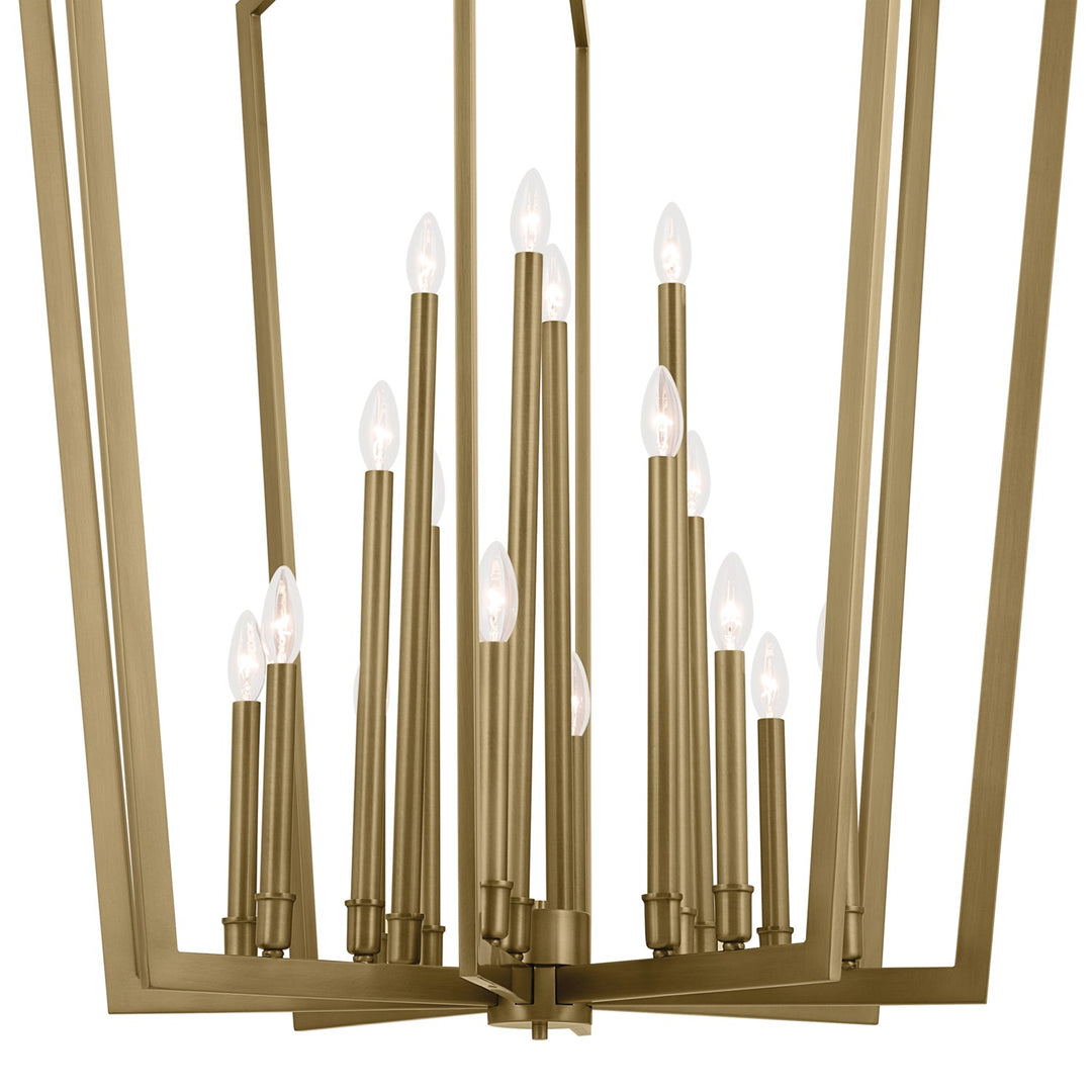 Kichler Canada - 43499NBR - 16 Light Foyer Pendant - Abbotswell - Natural Brass