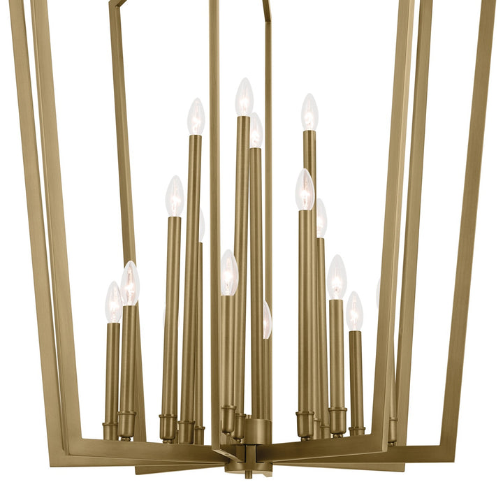 Kichler Canada - 43499NBR - 16 Light Foyer Pendant - Abbotswell - Natural Brass