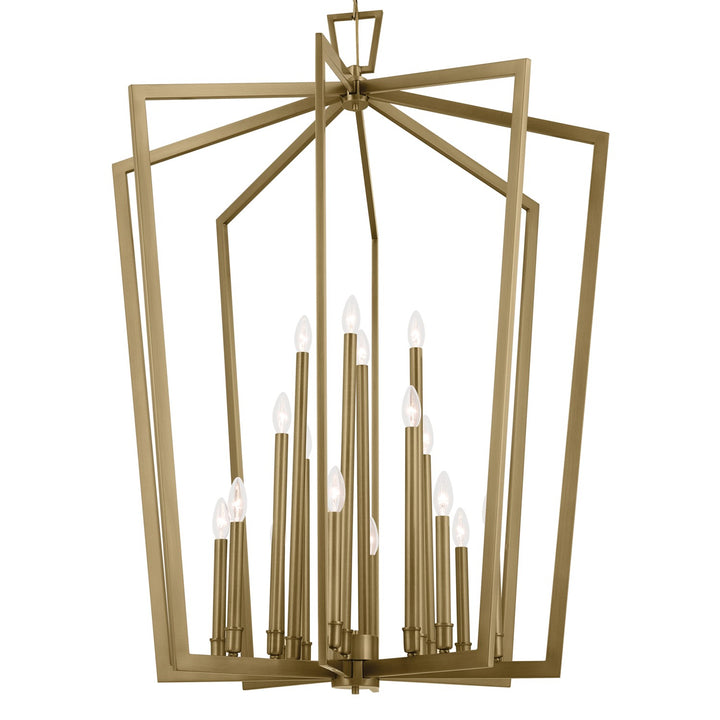 Kichler Canada - 43499NBR - 16 Light Foyer Pendant - Abbotswell - Natural Brass