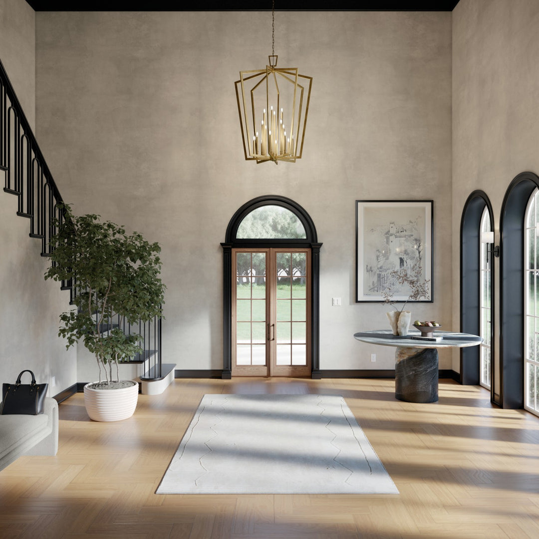 Kichler Canada - 43499NBR - 16 Light Foyer Pendant - Abbotswell - Natural Brass