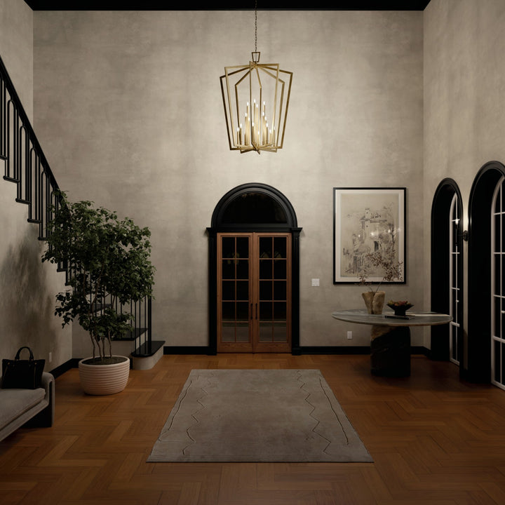 Kichler Canada - 43499NBR - 16 Light Foyer Pendant - Abbotswell - Natural Brass