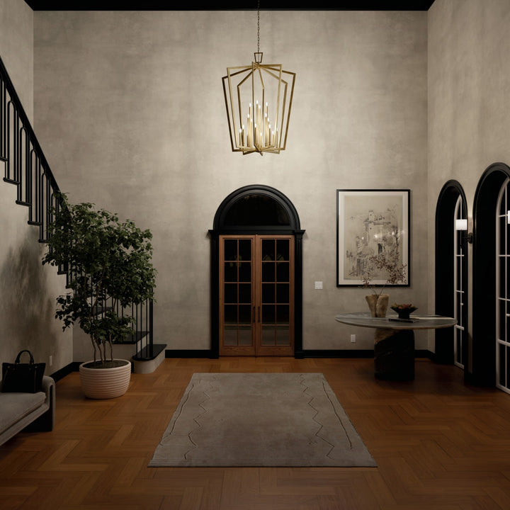Kichler Canada - 43499NBR - 16 Light Foyer Pendant - Abbotswell - Natural Brass