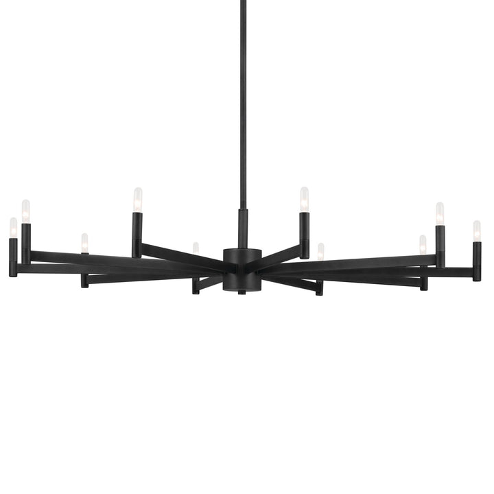 Kichler Canada - 52613BK - Ten Light Chandelier - Erzo - Black
