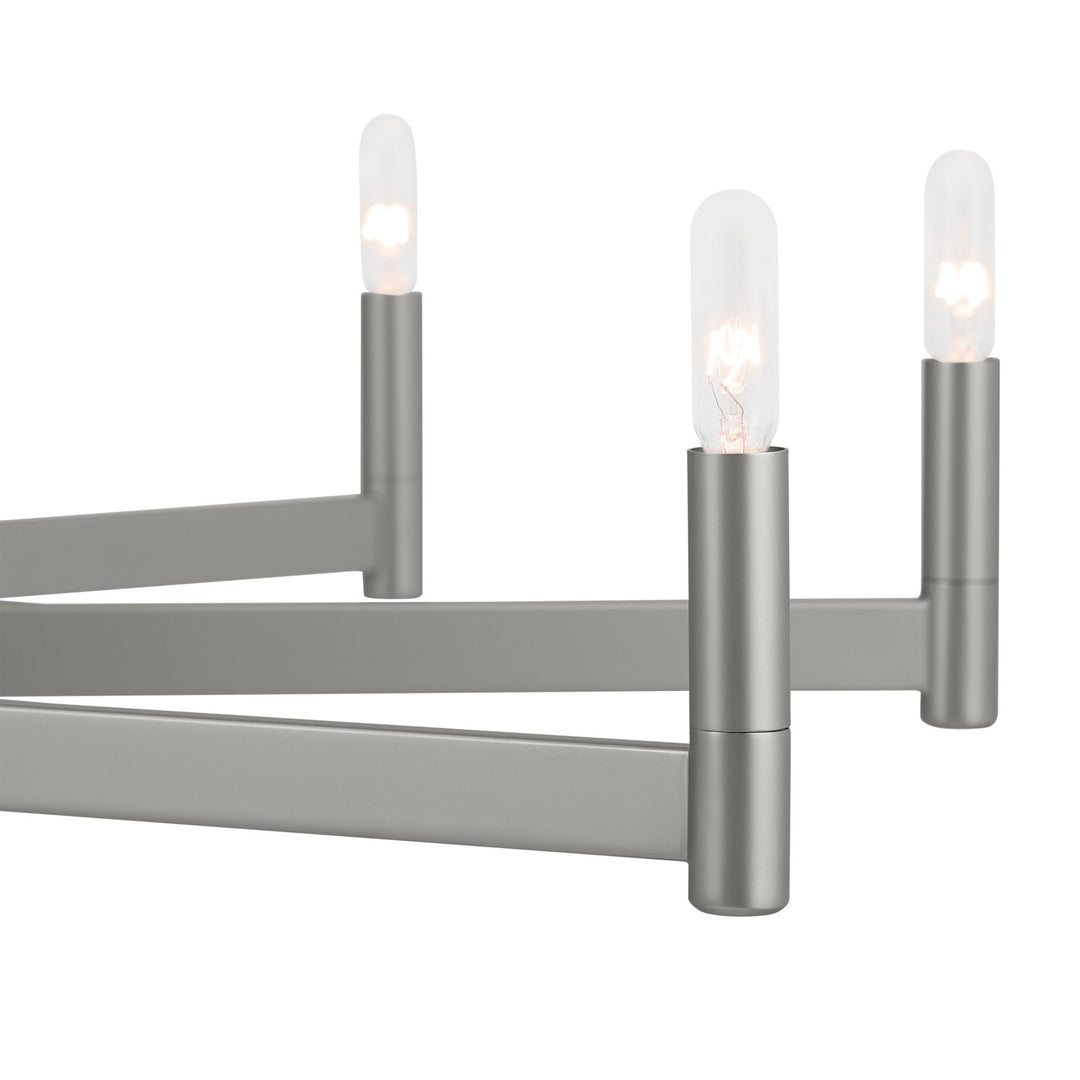 Kichler Canada - 52613SN - Ten Light Chandelier - Erzo - Satin Nickel