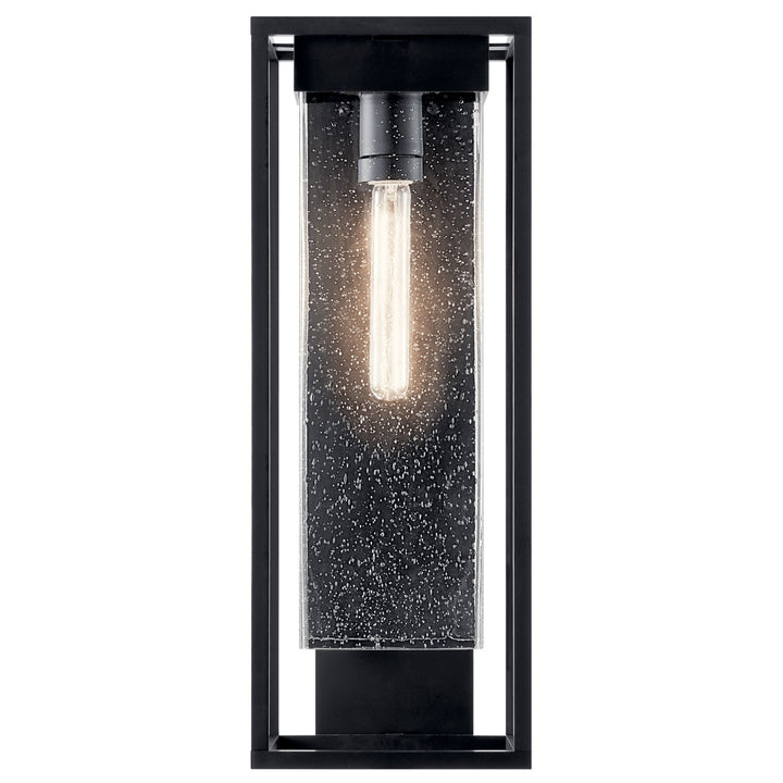 Kichler Canada - 59063BSL - One Light Outdoor Wall Mount - Mercer - Black With Silver Highlights