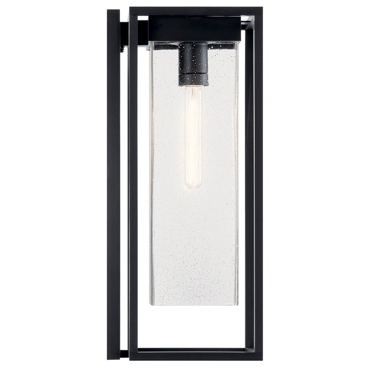 Kichler Canada - 59063BSL - One Light Outdoor Wall Mount - Mercer - Black With Silver Highlights