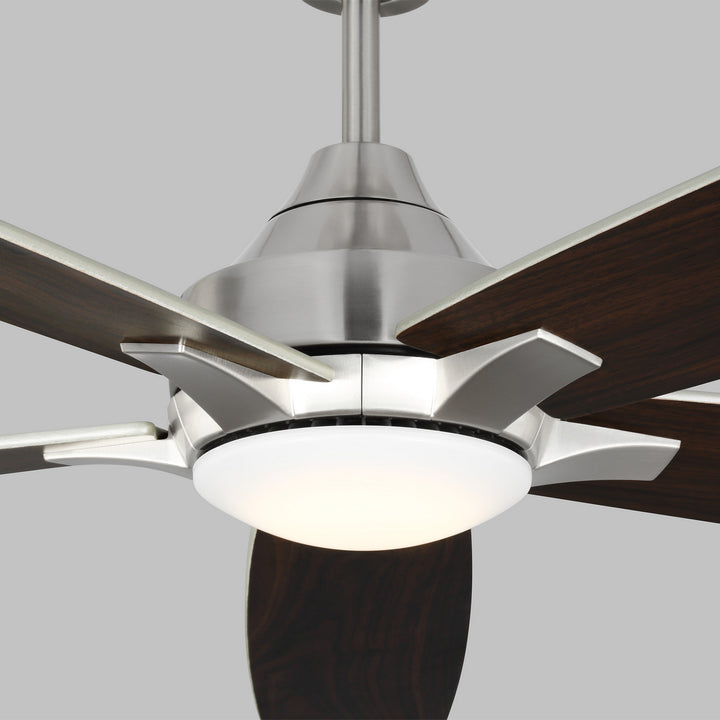 Generation Lighting Canada - 5LWDSM60BSD - 60" Ceiling Fan - Lowden - Brushed Steel