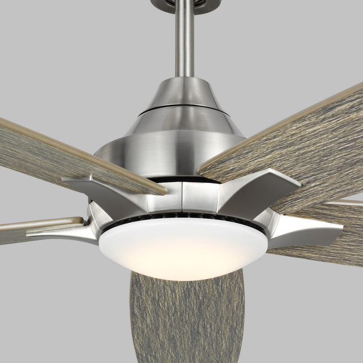 Generation Lighting Canada - 5LWDSM60BSLGD - 60" Ceiling Fan - Lowden - Brushed Steel