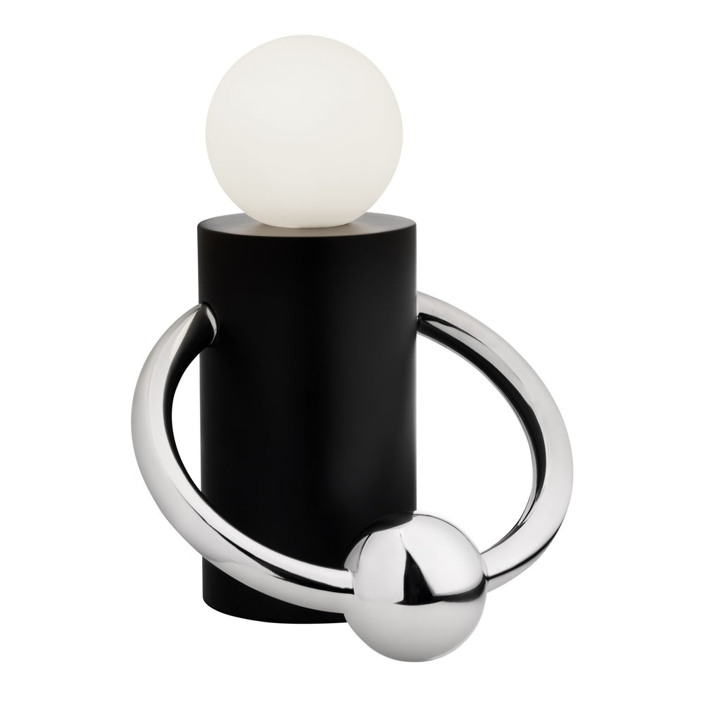 Kuzco Canada - TL73708-MB/CH - LED Table Lamp - Septum - Matte Black/Chrome
