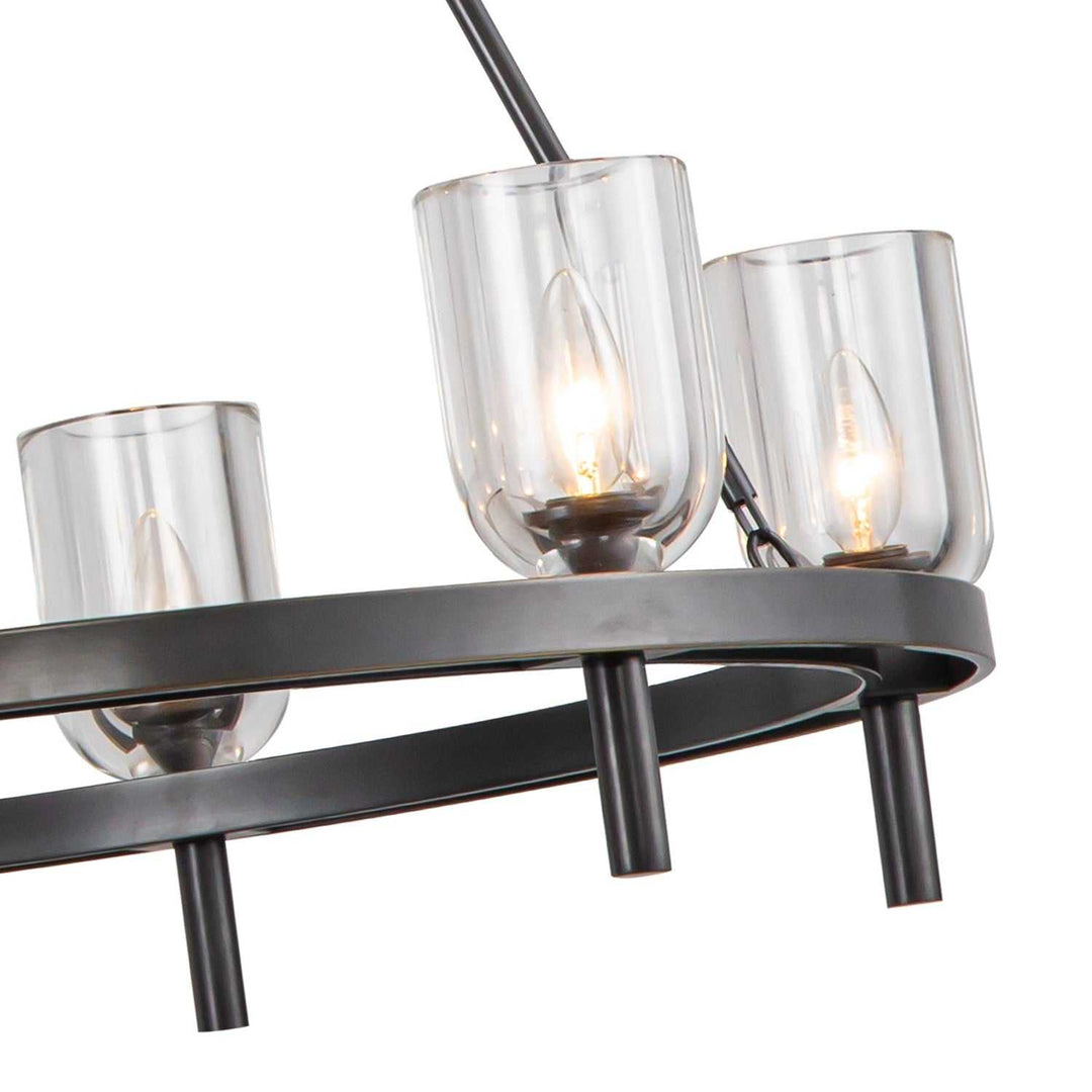 Alora Canada - CH338632UBCC - Six Light Chandelier - Lucian - Urban Bronze/Clear Crystal