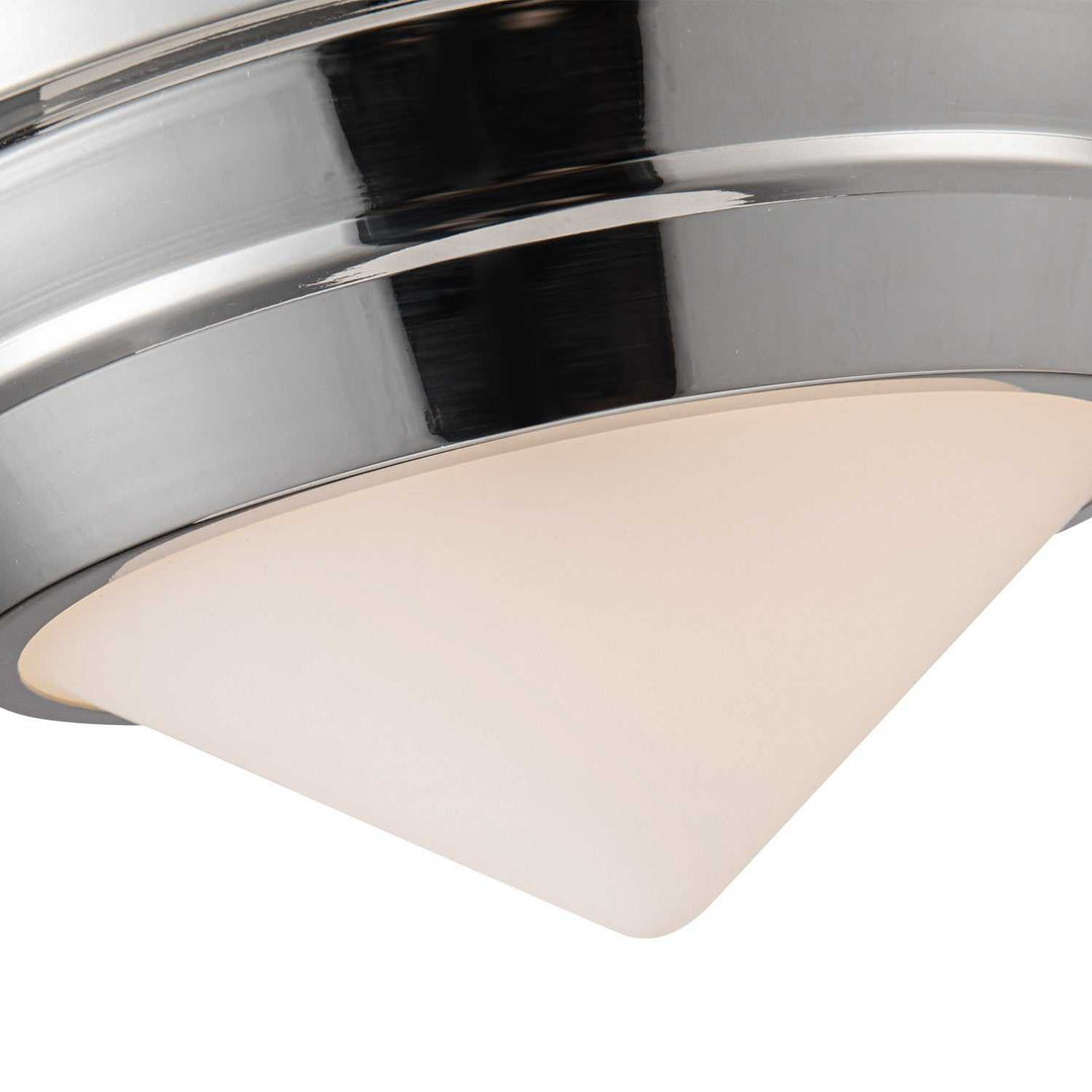Alora Canada - FM348010PNOP - One Light Flush Mount - Willard - Polished Nickel/Opal Matte Glass
