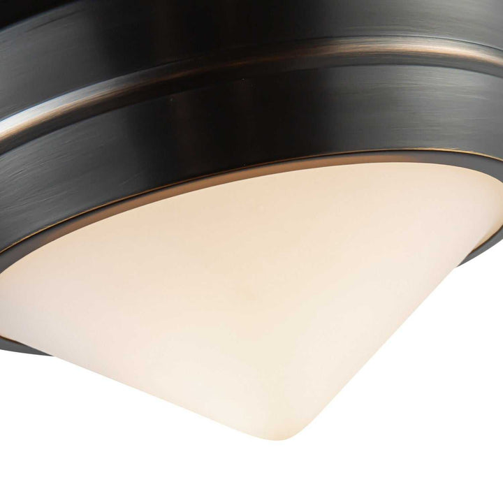 Alora Canada - FM348010UBOP - One Light Flush Mount - Willard - Urban Bronze/Opal Matte Glass