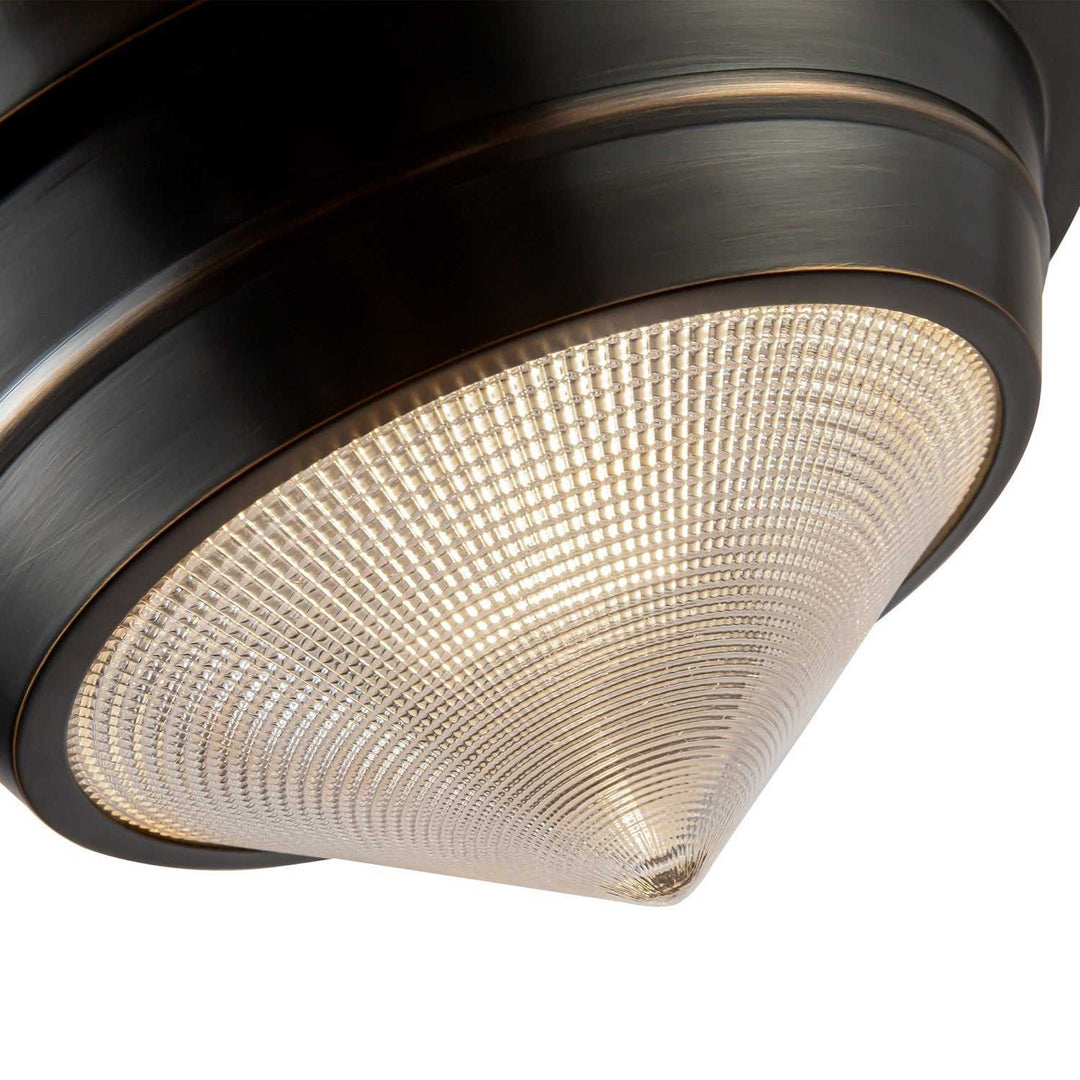 Alora Canada - FM348010UBPG - One Light Flush Mount - Willard - Urban Bronze/Prismatic Glass