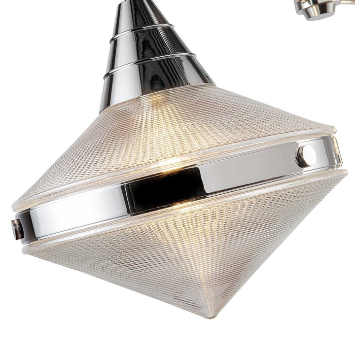 Alora Canada - LP348241PNPG - Two Light Linear Pendant - Willard - Polished Nickel/Prismatic Glass