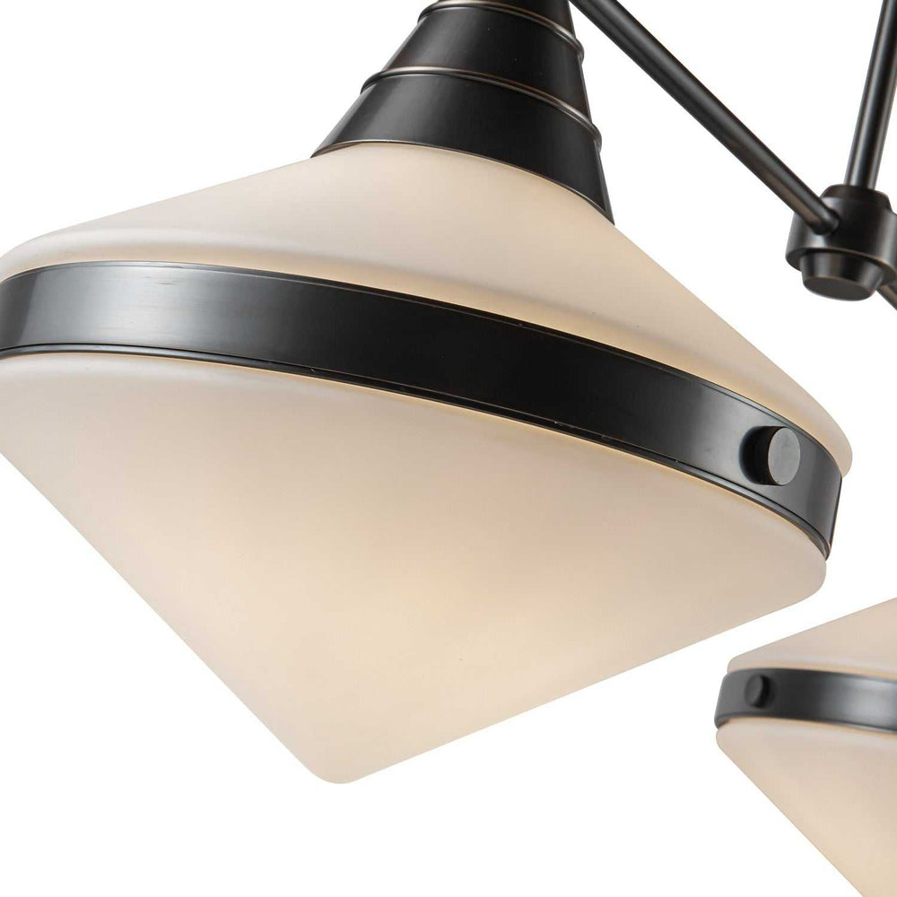 Alora Canada - LP348241UBOP - Two Light Linear Pendant - Willard - Urban Bronze/Opal Matte Glass