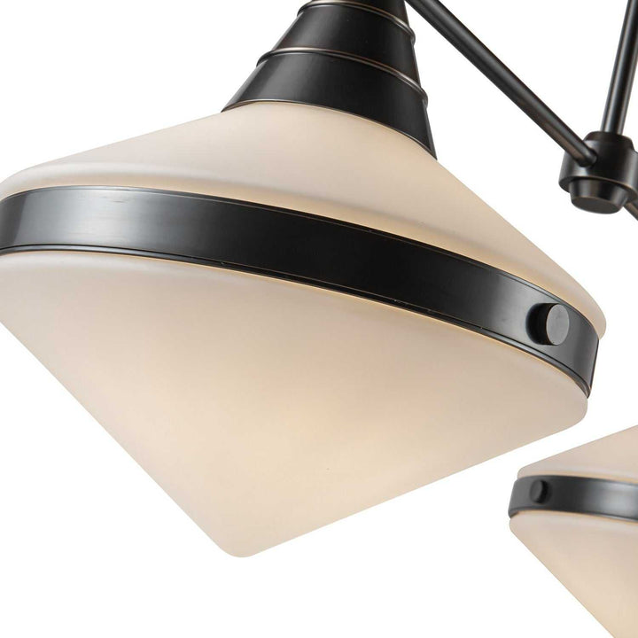 Alora Canada - LP348241UBOP - Two Light Linear Pendant - Willard - Urban Bronze/Opal Matte Glass