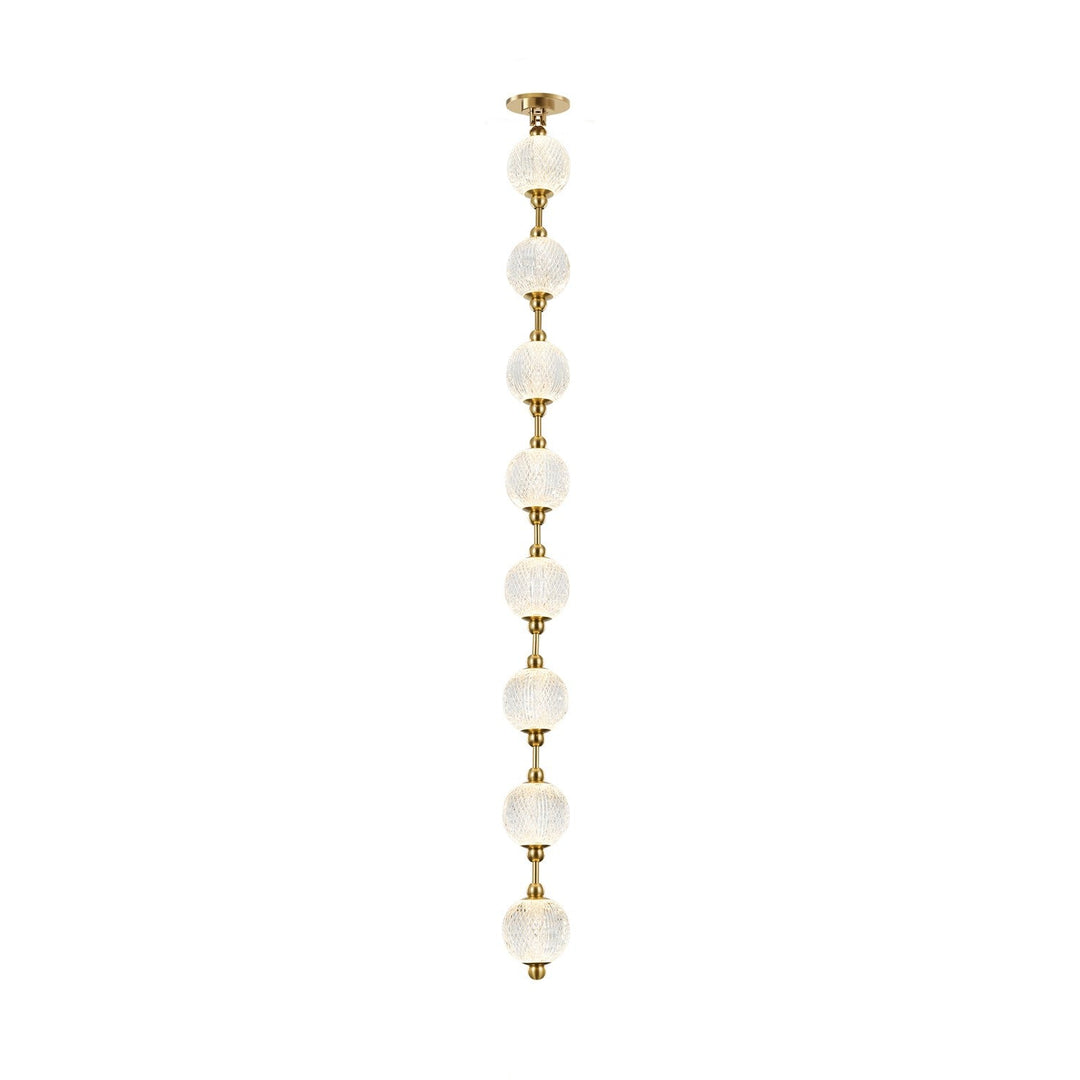 Alora Canada - PD321708NB-RT - LED Pendant - Marni - Natural Brass