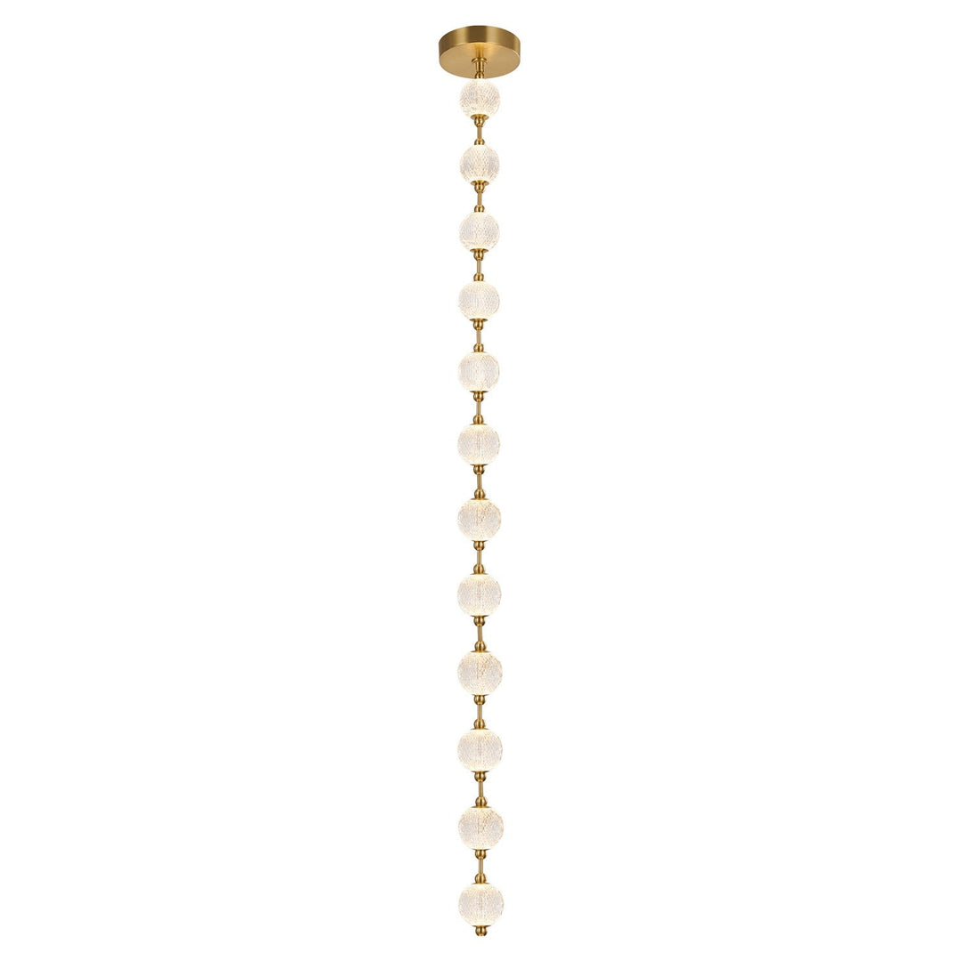 Alora Canada - PD321712NB - LED Pendant - Marni - Natural Brass