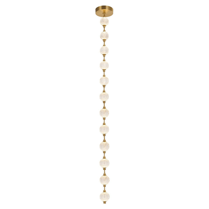 Alora Canada - PD321712NB - LED Pendant - Marni - Natural Brass
