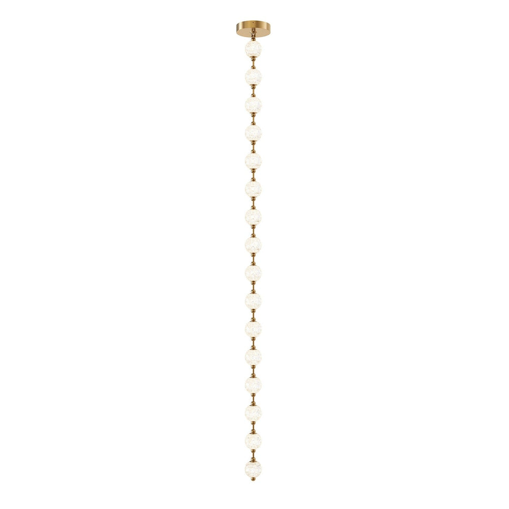 Alora Canada - PD321716NB - LED Pendant - Marni - Natural Brass