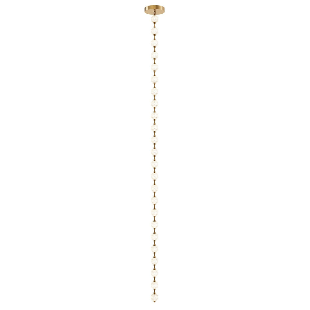 Alora Canada - PD321724NB - LED Pendant - Marni - Natural Brass