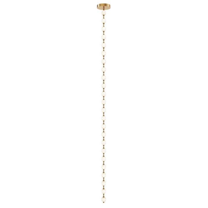 Alora Canada - PD321724NB - LED Pendant - Marni - Natural Brass