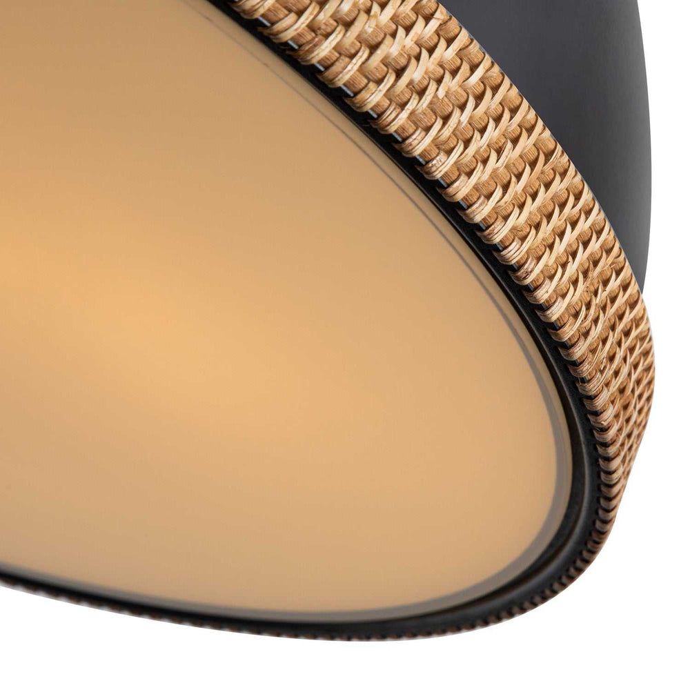 Alora Canada - PD331024MBVB - Three Light Pendant - Doral - Matte Black/Vintage Brass