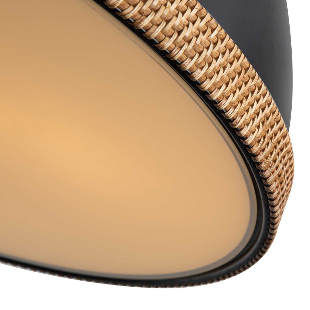 Alora Canada - PD331024MBVB - Three Light Pendant - Doral - Matte Black/Vintage Brass