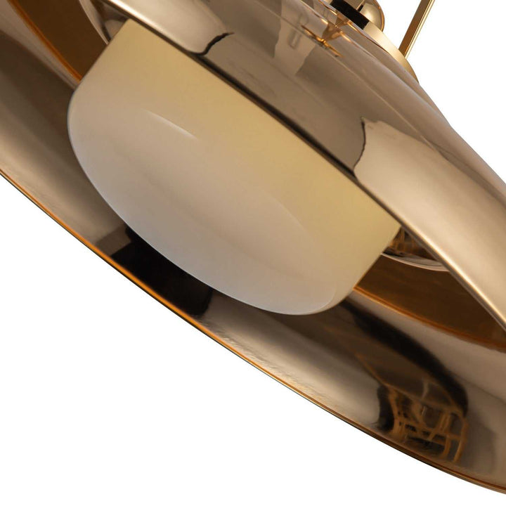 Alora Canada - PD344020PBGO - One Light Pendant - Palmetto - Polished Brass/Glossy Opal