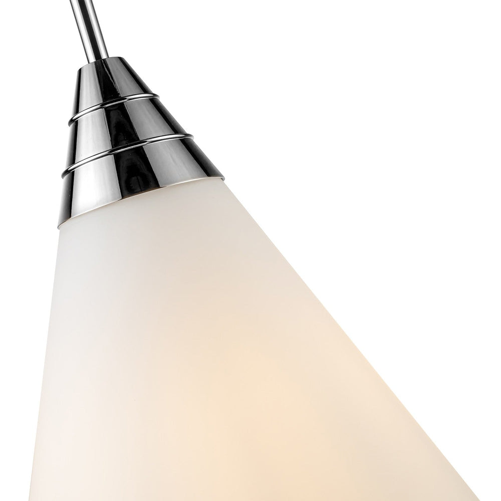 Alora Canada - PD348022PNOP - One Light Pendant - Willard - Polished Nickel/Opal Matte Glass