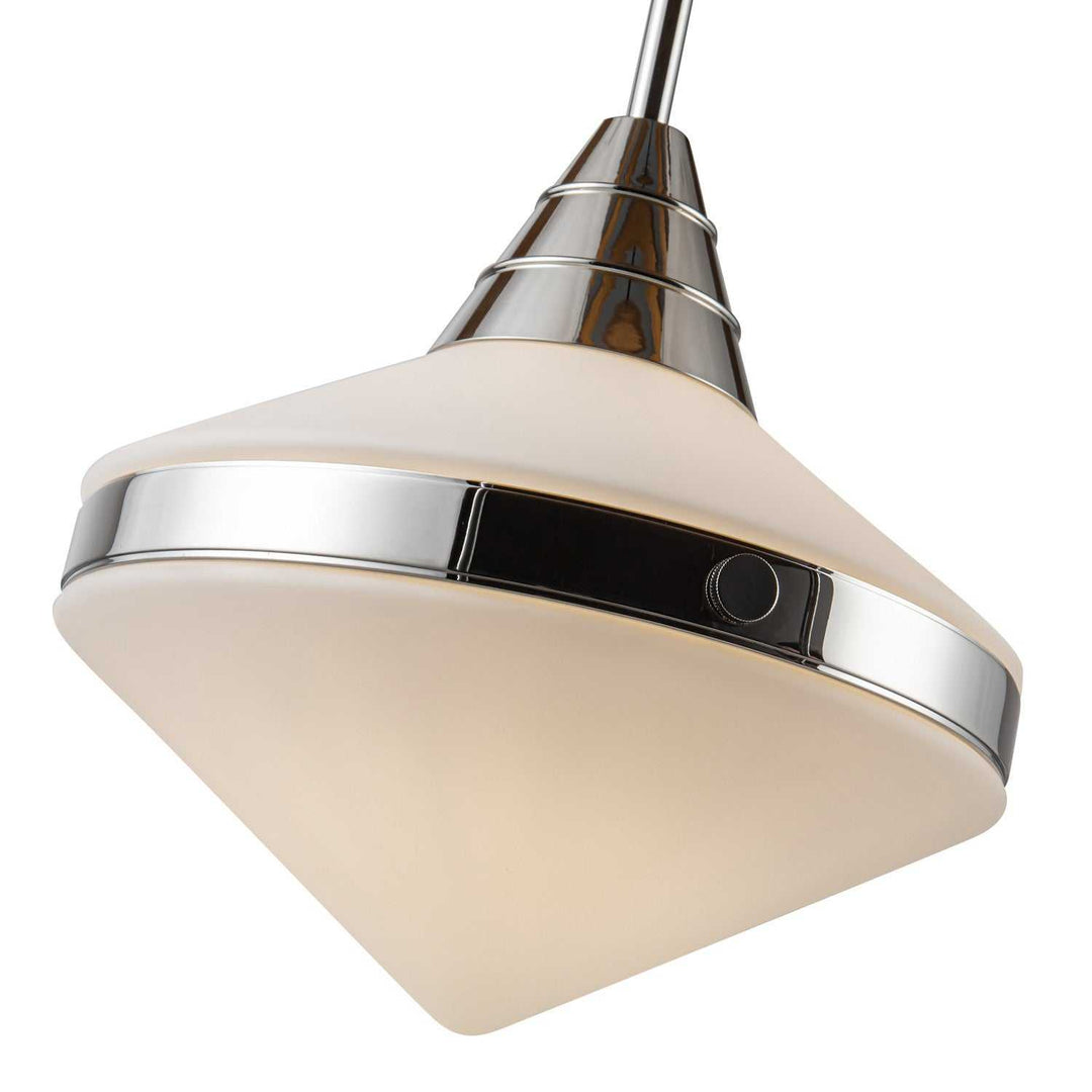 Alora Canada - PD348114PNOP - One Light Pendant - Willard - Polished Nickel/Opal Matte Glass