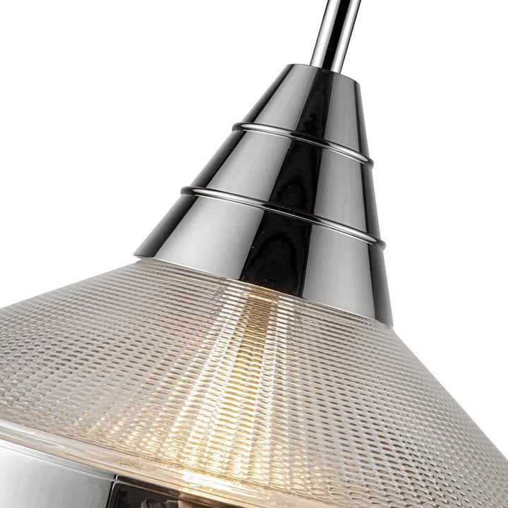 Alora Canada - PD348114PNPG - One Light Pendant - Willard - Polished Nickel/Prismatic Glass