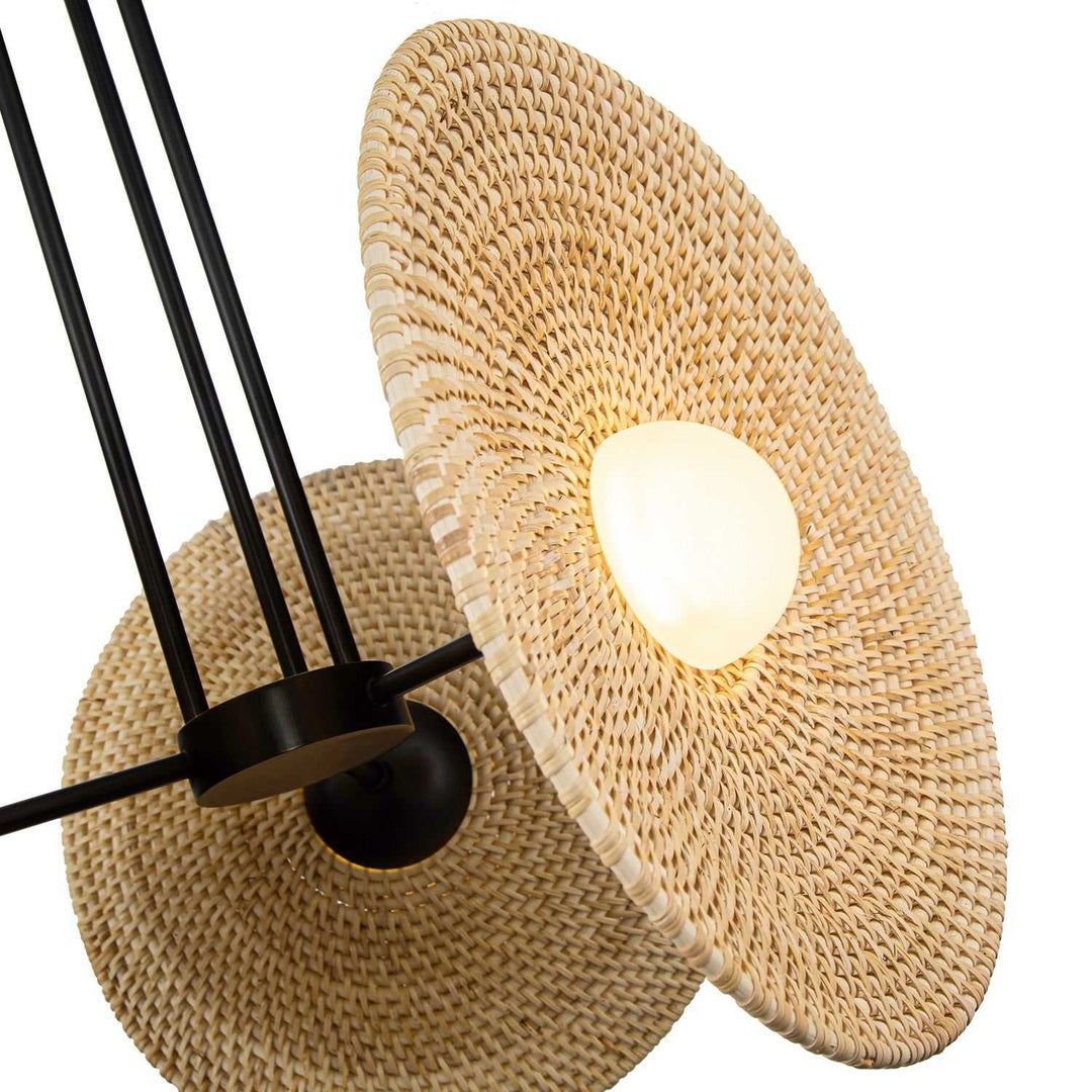 Alora Canada - PD350318UBWO - LED Pendant - Harbour - Urban Bronze/Woven