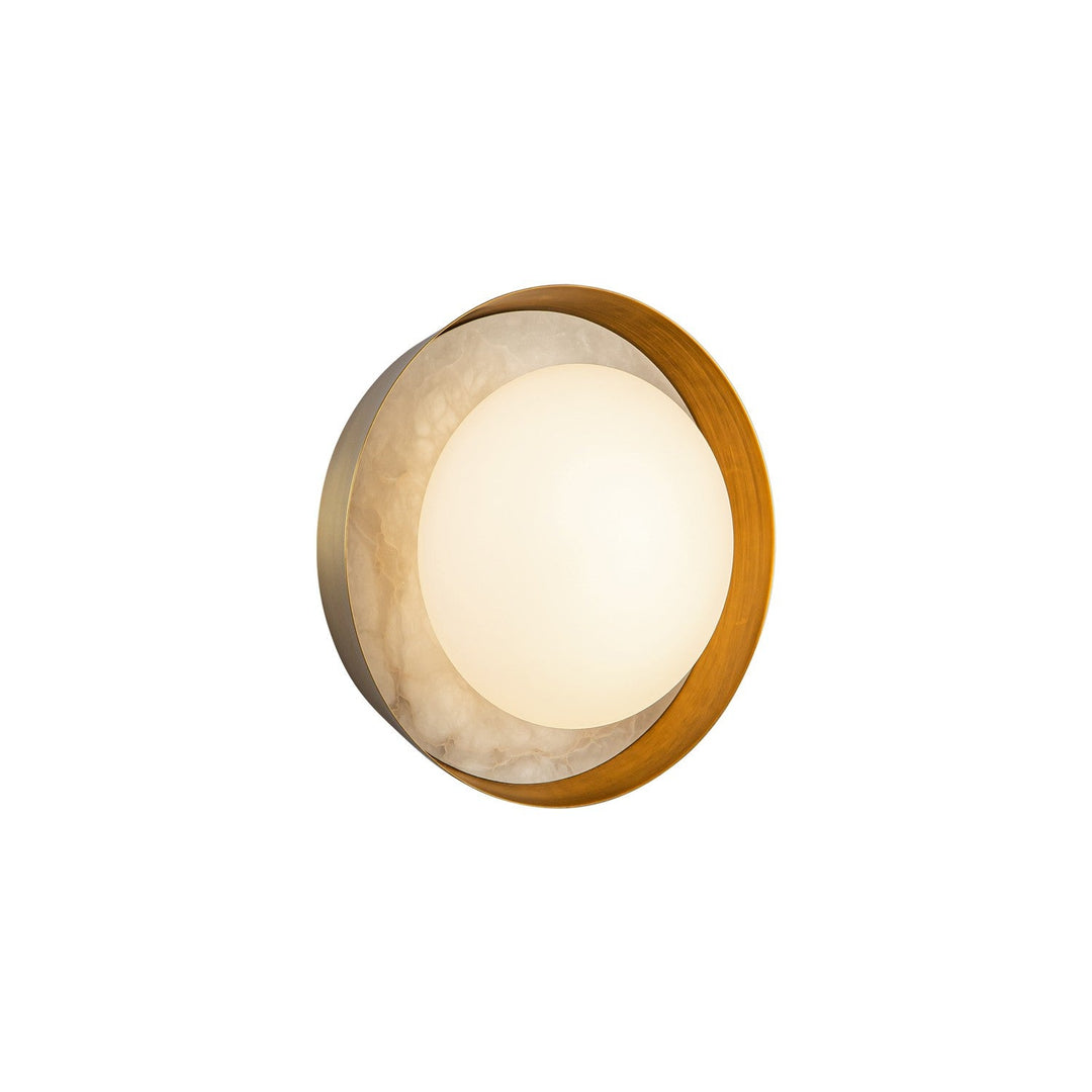 Alora Canada - WV320108VB - LED Vanity - Alonso - Vintage Brass