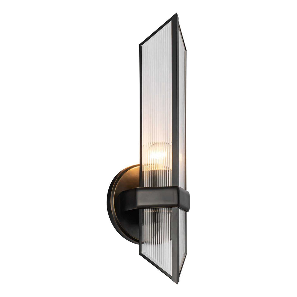 Alora Canada - WV332904UBCR - One Light Wall Sconce - Cairo - Urban Bronze/Ribbed Glass