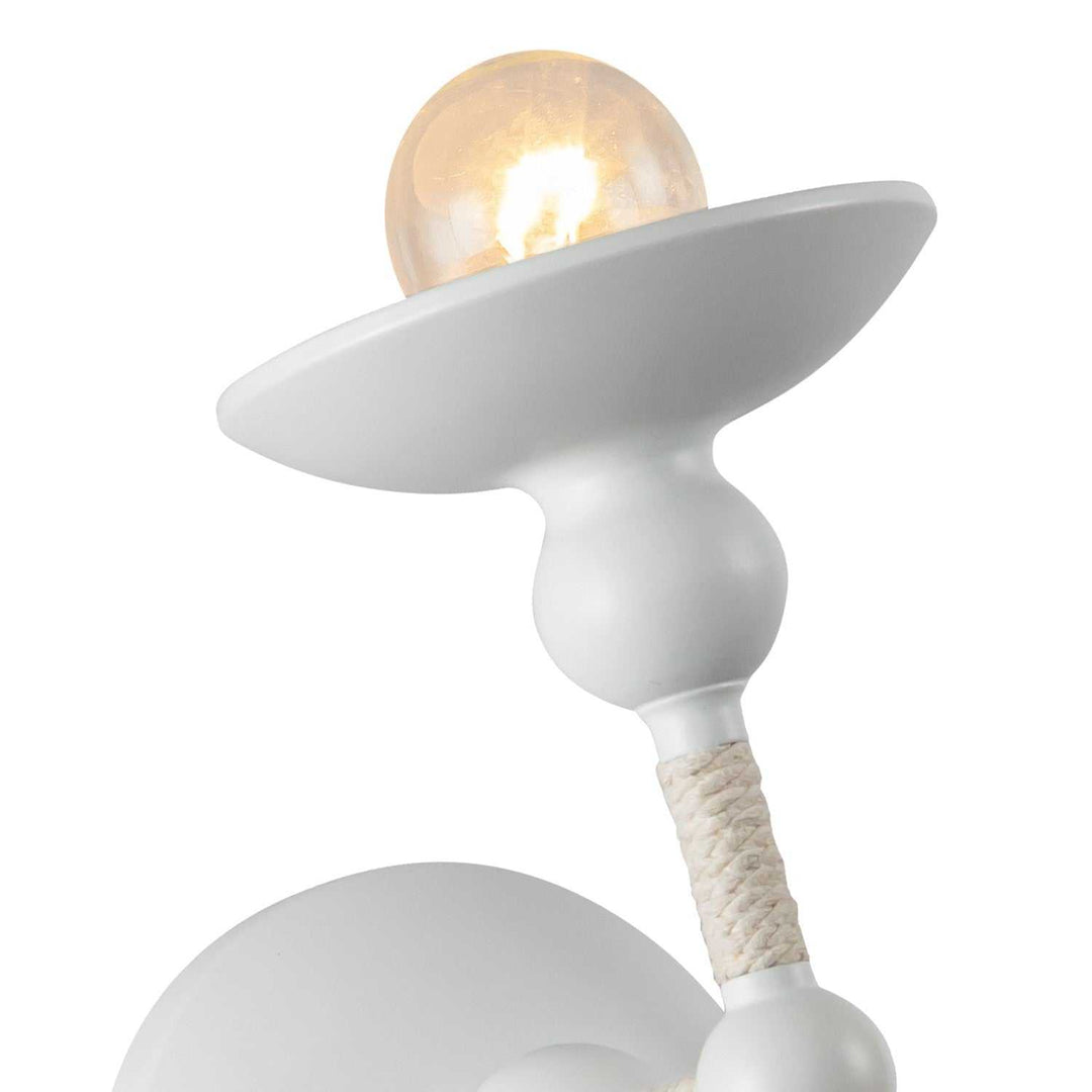 Alora Canada - WV343104MWCN - One Light Wall Sconce - Nadine - Matte White/Cotton