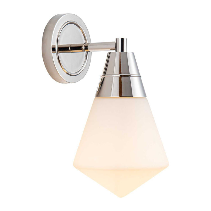 Alora Canada - WV348106PNOP - One Light Wall Sconce - Willard - Polished Nickel/Opal Matte Glass