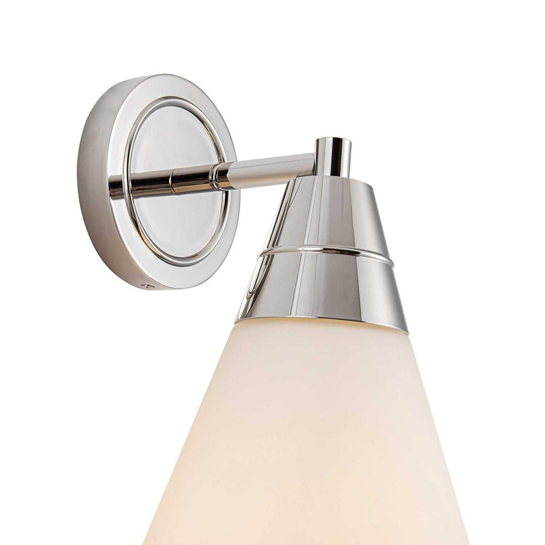 Alora Canada - WV348106PNOP - One Light Wall Sconce - Willard - Polished Nickel/Opal Matte Glass