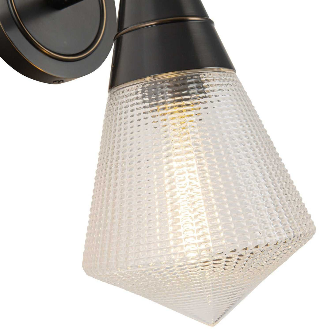 Alora Canada - WV348106UBPG - One Light Wall Sconce - Willard - Urban Bronze/Prismatic Glass