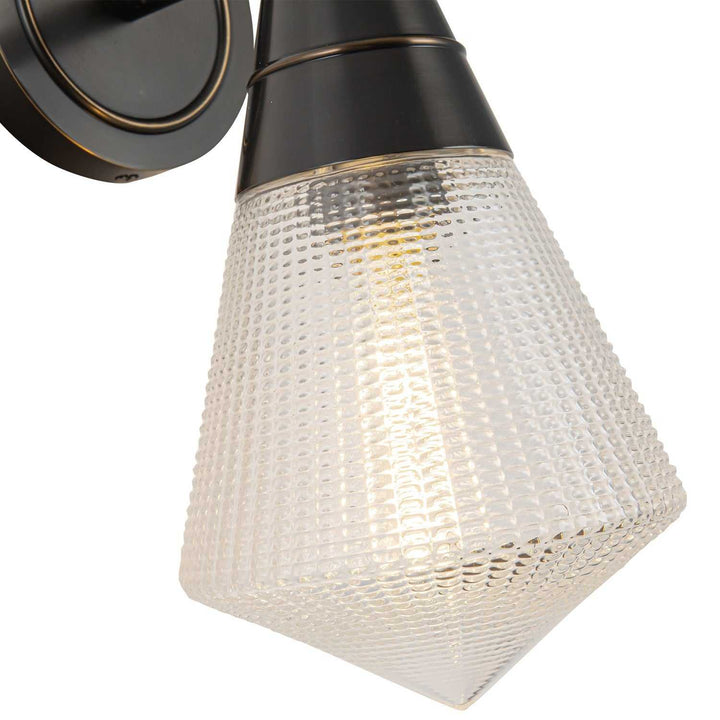 Alora Canada - WV348106UBPG - One Light Wall Sconce - Willard - Urban Bronze/Prismatic Glass