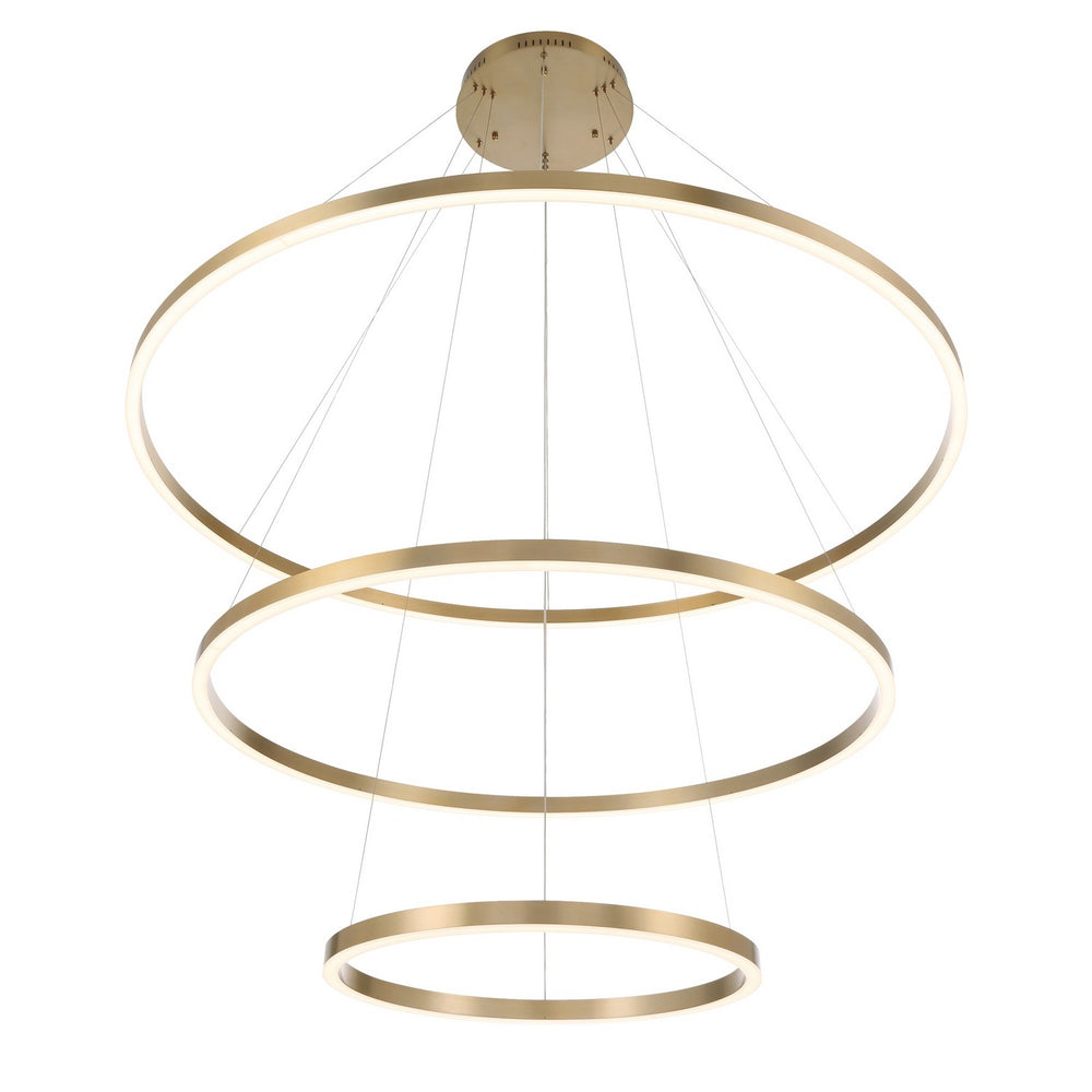 Eurofase Canada - 31474-038 - SPUNTO-CHD-3LT-61IN-GD-WH - SPUNTO - Gold