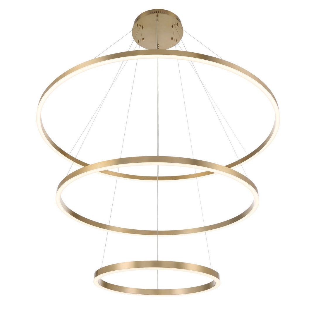 Eurofase Canada - 31474-038 - SPUNTO-CHD-3LT-61IN-GD-WH - SPUNTO - Gold