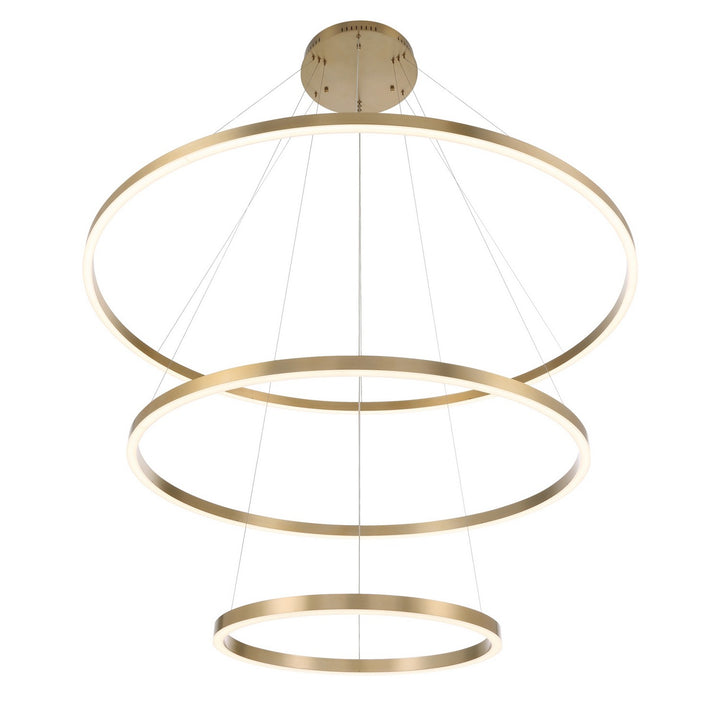 Eurofase Canada - 31474-038 - SPUNTO-CHD-3LT-61IN-GD-WH - SPUNTO - Gold