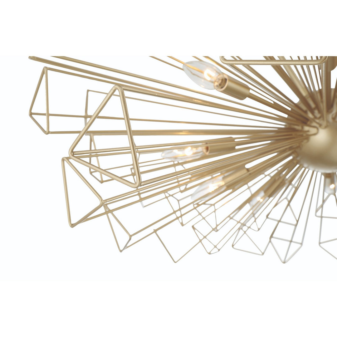 Eurofase Canada - 46761-026 - DENDELIO-CHD-10LT-45IN-GD - DENDELIO - Gold