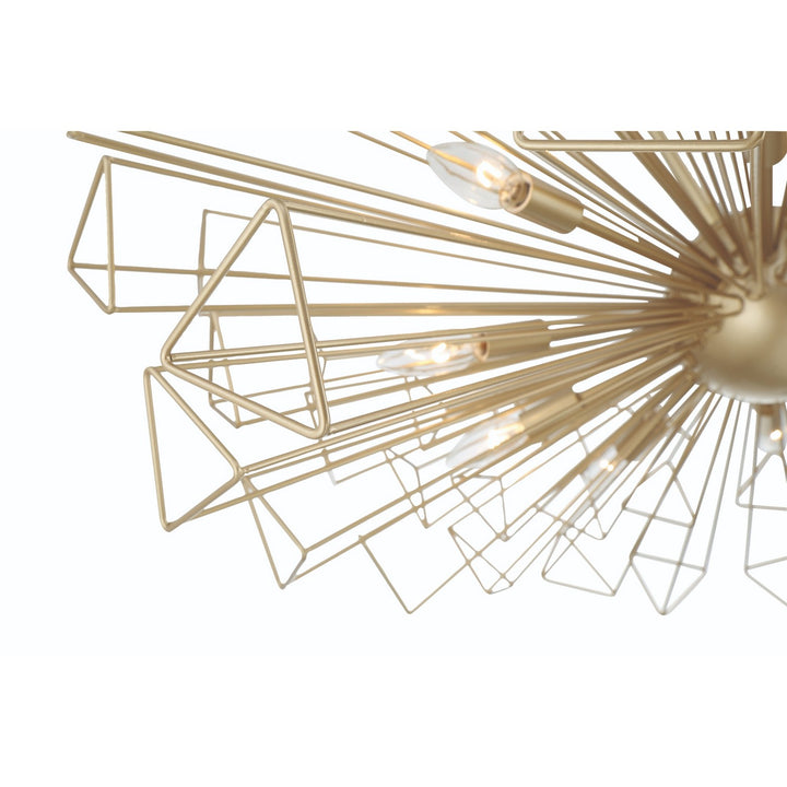 Eurofase Canada - 46761-026 - DENDELIO-CHD-10LT-45IN-GD - DENDELIO - Gold