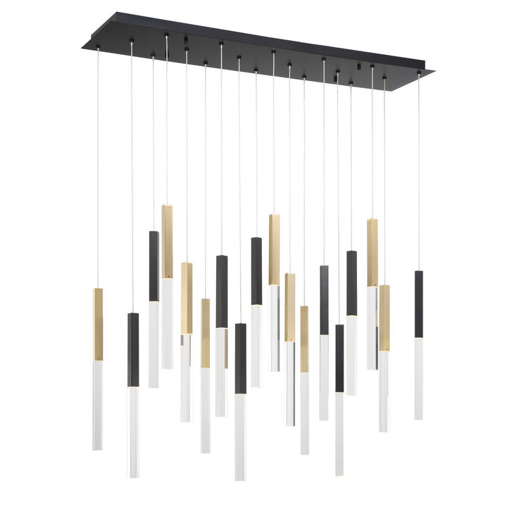 Eurofase Canada - 46771-025 - BENICIO-CHD-18LT-42IN-GBM-CL - BENICIO - Gold-Black