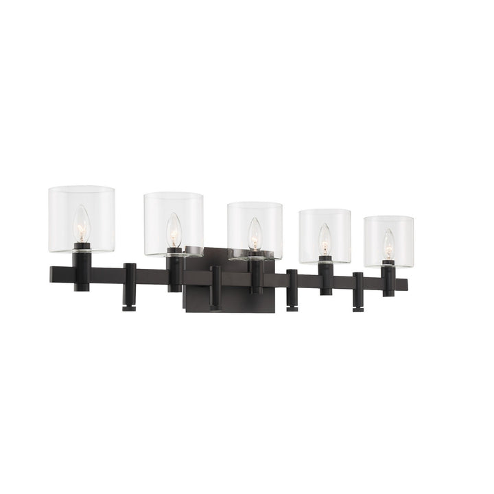 Eurofase Canada - 46813-015 - DECATO-VAN-5LT-BK-CL - DECATO - Black
