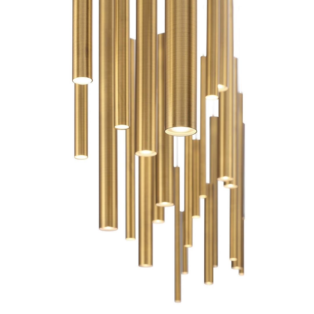Eurofase Canada - 46814-043 - SANTANA-CHD-30LT-72IN-BR - SANTANA - Brass
