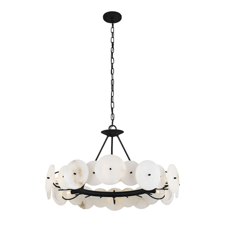 Varaluz - 370C06MB - Six Light Chandelier - Cosmos - Matte Black